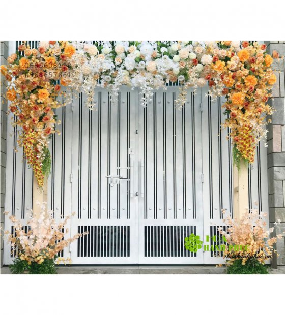 cổng hoa chuyển màu 